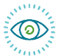 A blue and green eye in a circle

Description automatically generated